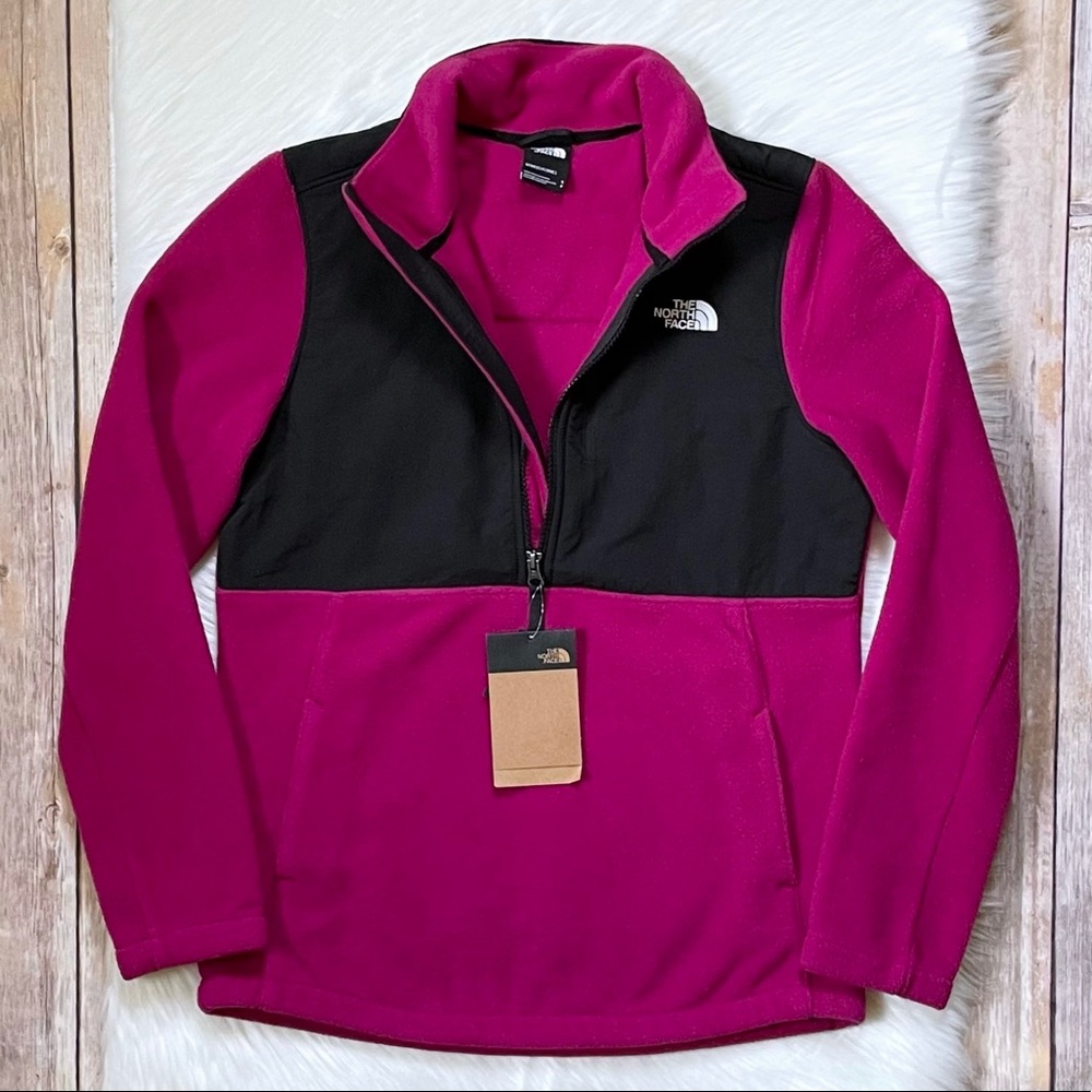 The North Face Women's Pink and Black Sweater